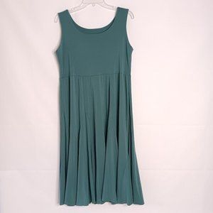 Comfy USA Dress Size Large style#M305 Sleeveless Cozy Casual Swing Dress